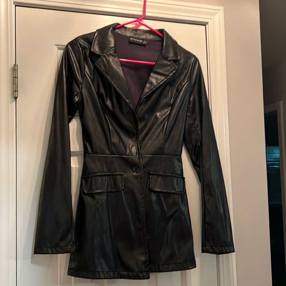 Black pleather jacket